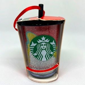 2018 Starbucks Plastic Cold Cup Flow Glitter